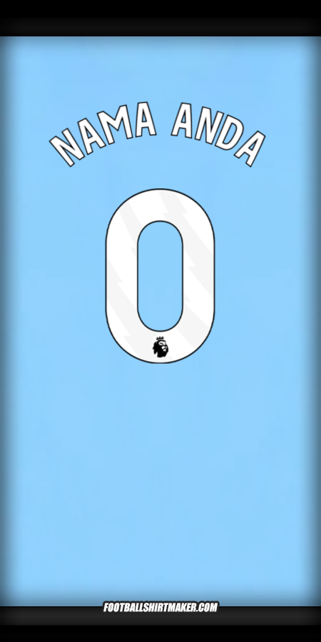 Jersey Manchester City 2024/2025 -  nama anda - 0