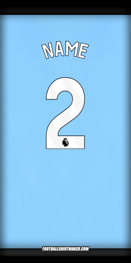 Trikot Manchester City 2024/2025 -  name - 2