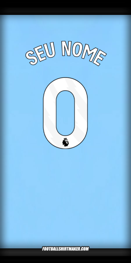 Camisa Manchester City 2024/2025 -  seu nome - 0