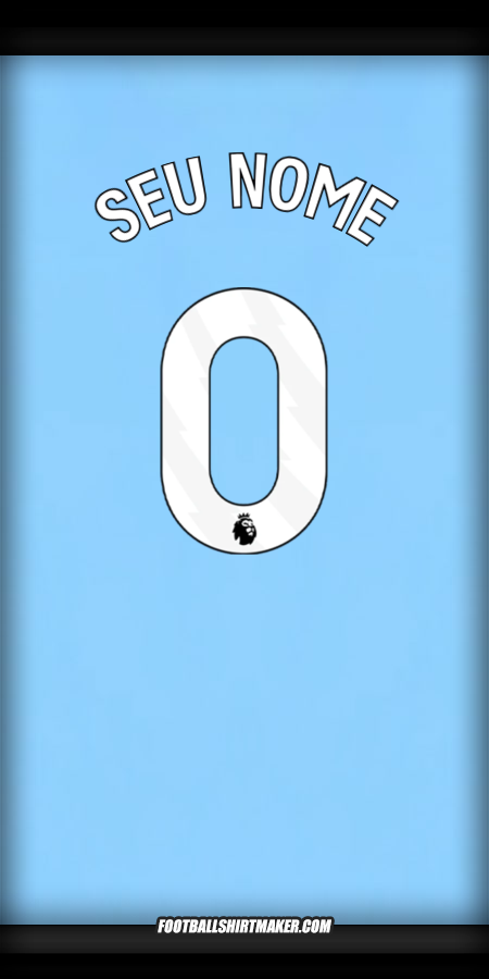 Camisa Manchester City 2024/2025 -  seu nome - 0