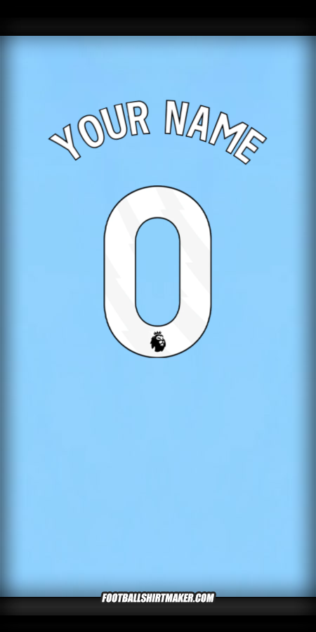 Jersey Manchester City 2024/2025 -  your name - 0