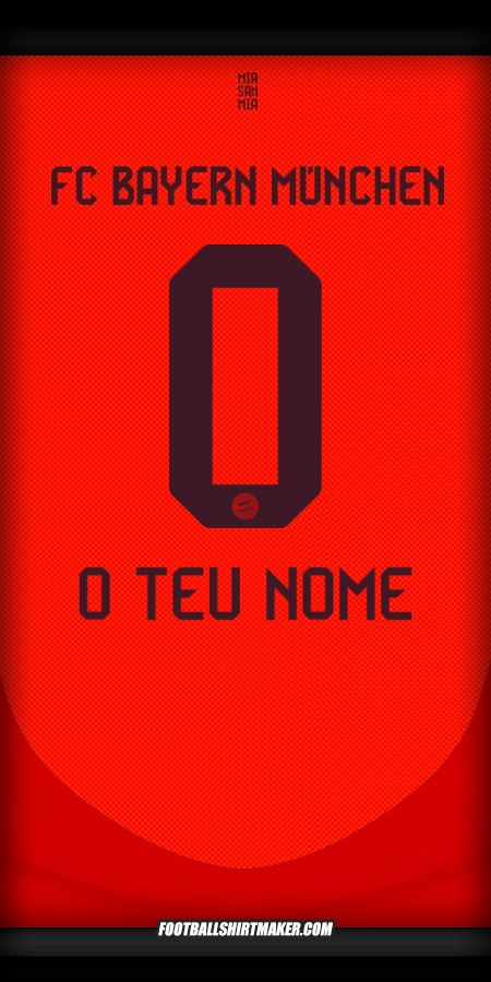 Camisola FC Bayern Munchen 2024/2025 -  o teu nome - 0