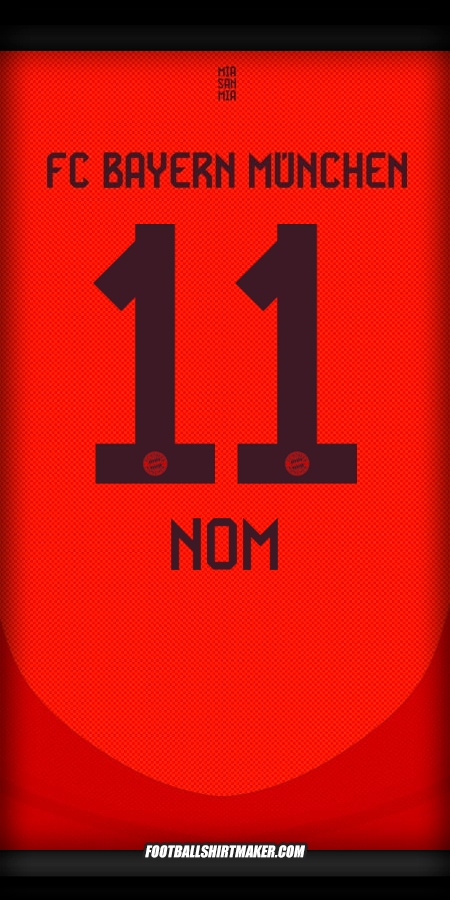 Maillot FC Bayern Munchen 2024/2025 -  nom - 11