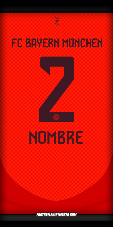 Jersey FC Bayern Munchen 2024/2025 -  nombre - 2