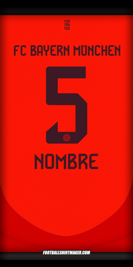 Jersey FC Bayern Munchen 2024/2025 -  nombre - 5