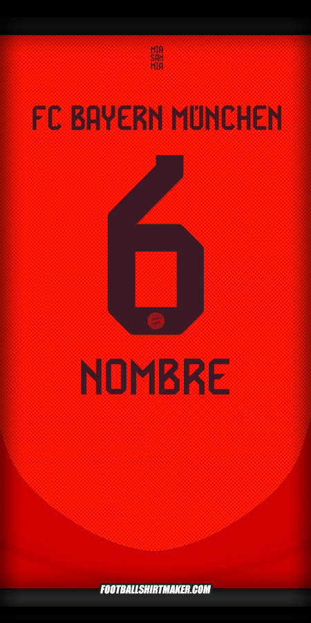 Jersey FC Bayern Munchen 2024/2025 -  nombre - 6