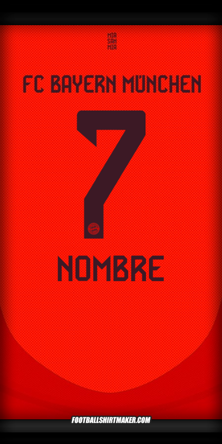Jersey FC Bayern Munchen 2024/2025 -  nombre - 7