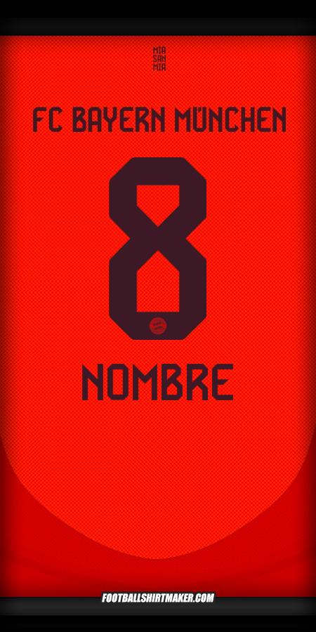 Camiseta FC Bayern Munchen 2024/2025 -  nombre - 8