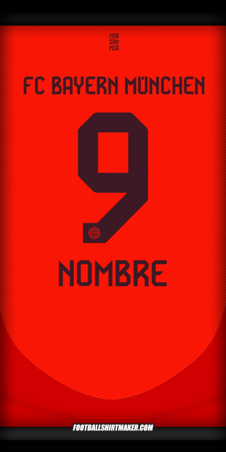 Jersey FC Bayern Munchen 2024/2025 -  nombre - 9