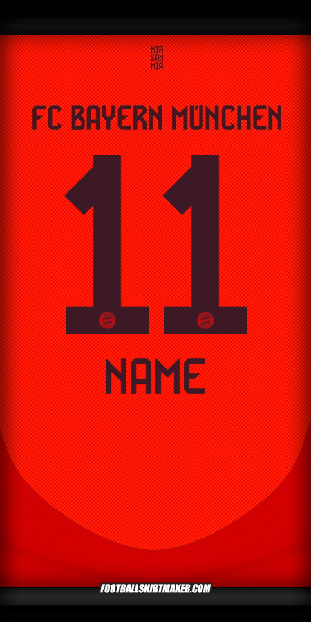 Shirt FC Bayern Munchen 2024/2025 -  name - 11