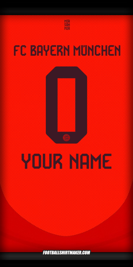 Jersey FC Bayern Munchen 2024/2025 -  your name - 0