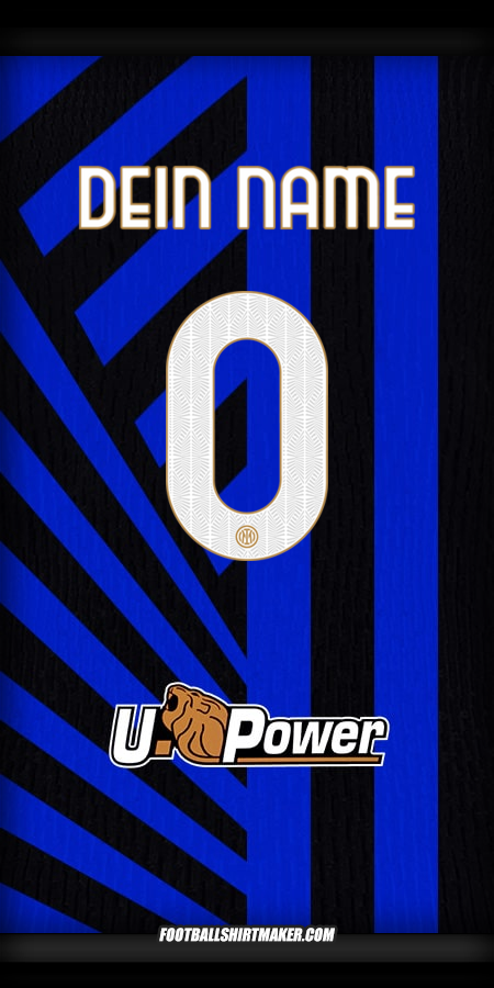Trikot Inter 2024/2025 -  dein name - 0