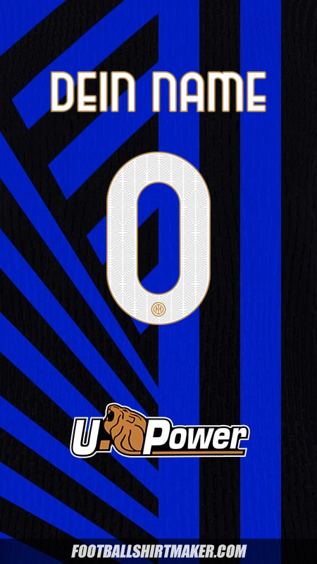 Trikot Inter 2024/2025 -  dein name - 0