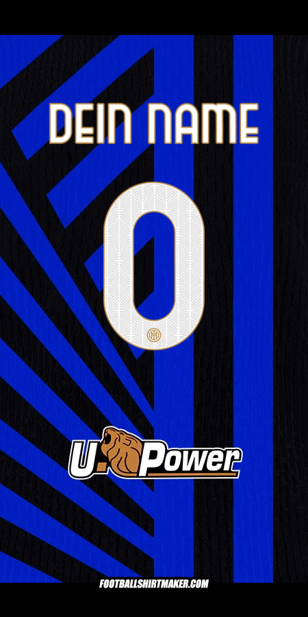 Trikot Inter 2024/2025 -  dein name - 0