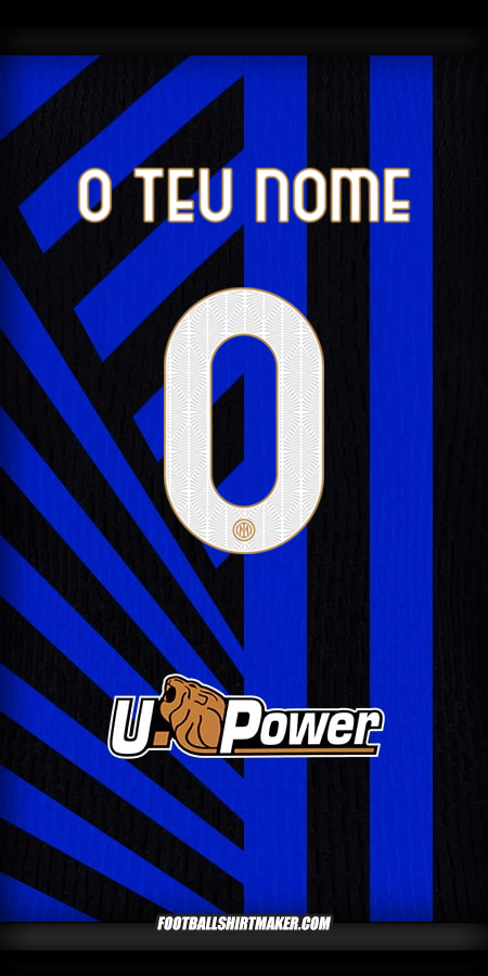 Camisola Inter 2024/2025 -  o teu nome - 0
