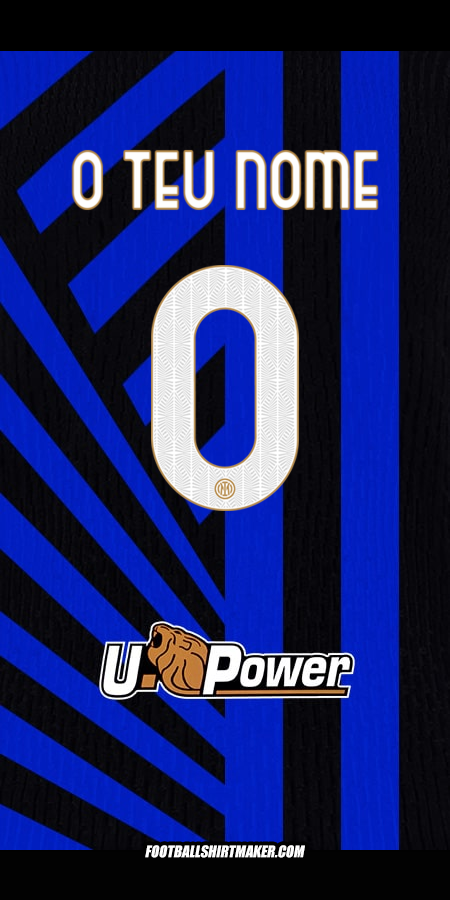 Camisola Inter 2024/2025 -  o teu nome - 0