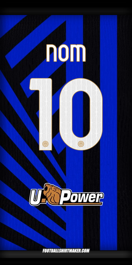 Maillot Inter 2024/2025 -  nom - 10