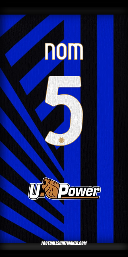 Maillot Inter 2024/2025 -  nom - 5