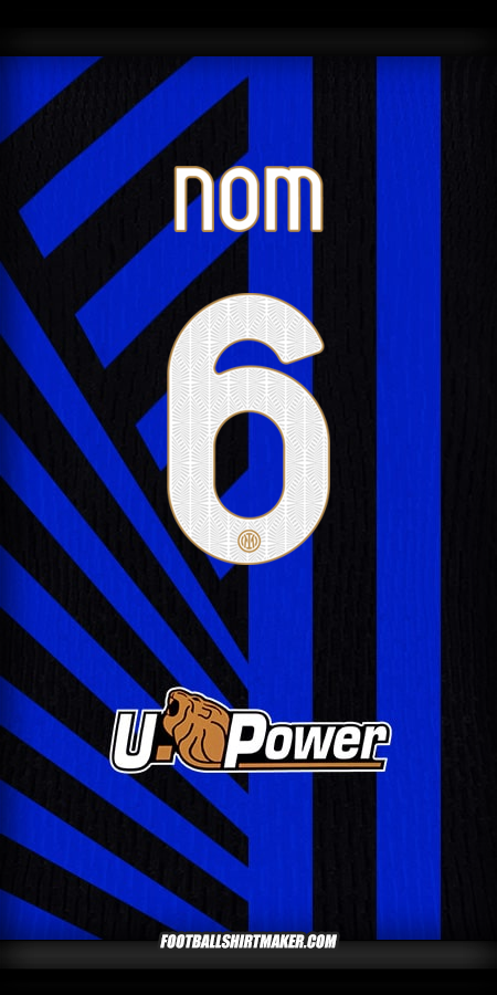 Maillot Inter 2024/2025 -  nom - 6