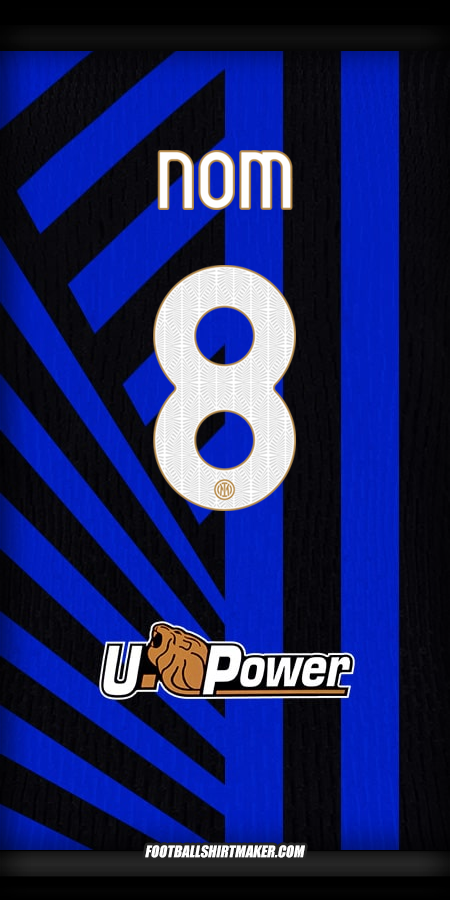 Maillot Inter 2024/2025 -  nom - 8