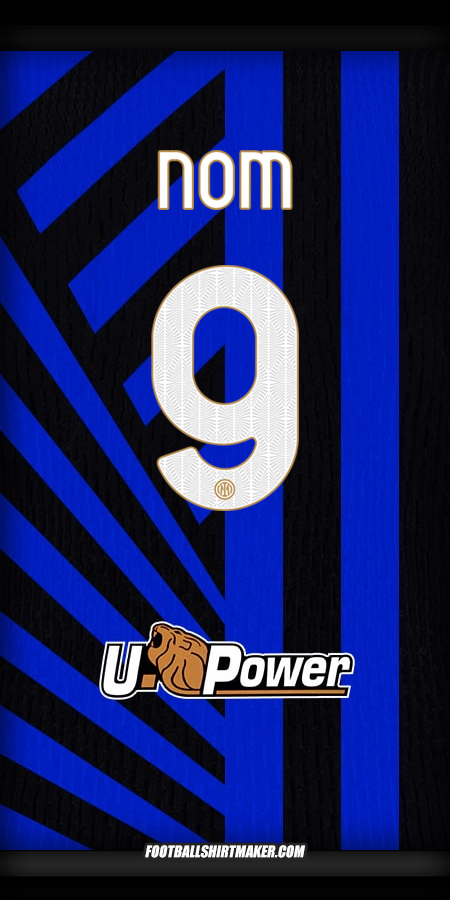 Maillot Inter 2024/2025 -  nom - 9