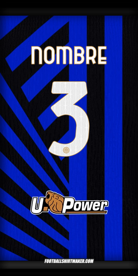Jersey Inter 2024/2025 -  nombre - 3