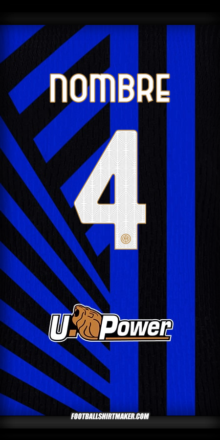 Jersey Inter 2024/2025 -  nombre - 4