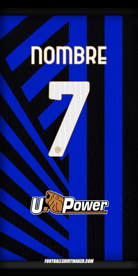 Jersey Inter 2024/2025 -  nombre - 7
