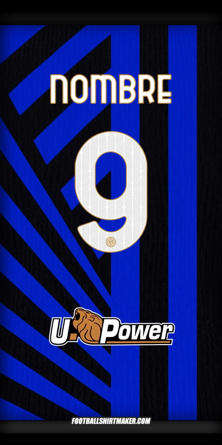 Jersey Inter 2024/2025 -  nombre - 9