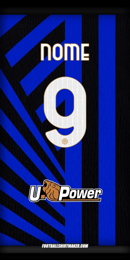 Camisola Inter 2024/2025 -  nome - 9