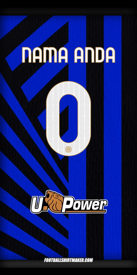 Jersey Inter 2024/2025 -  nama anda - 0