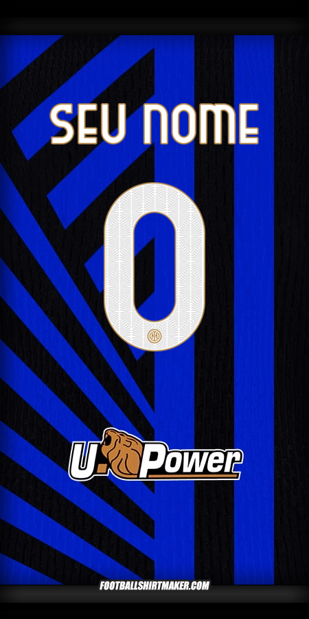 Camisa Inter 2024/2025 -  seu nome - 0