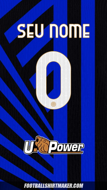 Camisa Inter 2024/2025 -  seu nome - 0