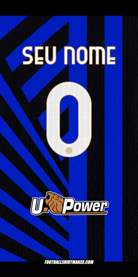Camisa Inter 2024/2025 -  seu nome - 0