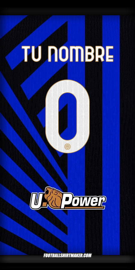 Camiseta Inter 2024/2025 -  tu nombre - 0