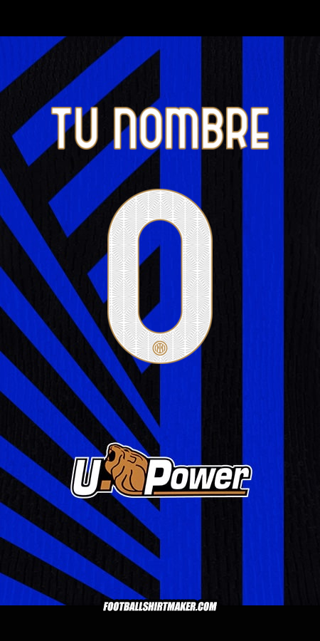 Camiseta Inter 2024/2025 -  tu nombre - 0