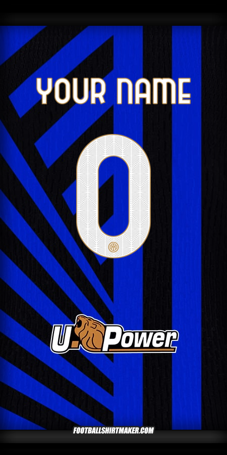 Jersey Inter 2024/2025 -  your name - 0