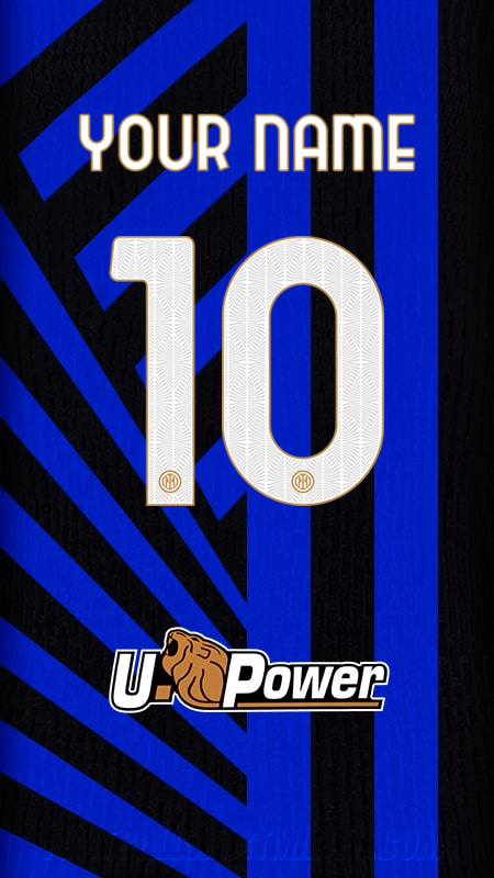 Inter 2024/2025 jersey number 10 your name