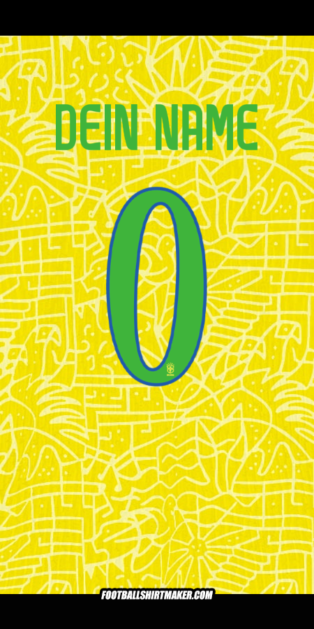 Trikot Brasilien 2024 -  dein name - 0
