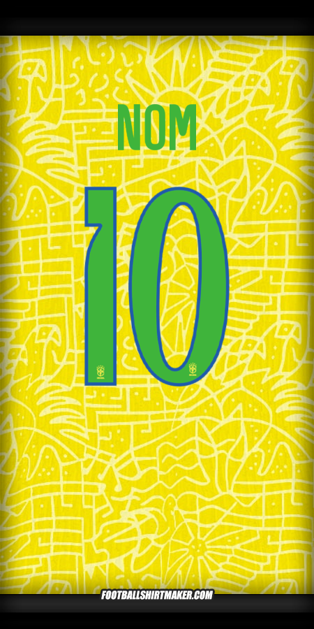 Maillot Brésil 2024 -  nom - 10