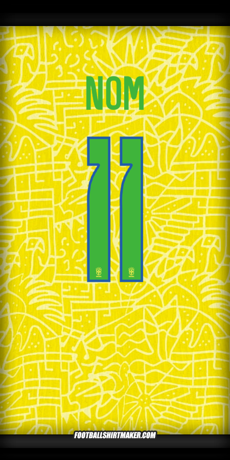 Maillot Brésil 2024 -  nom - 11
