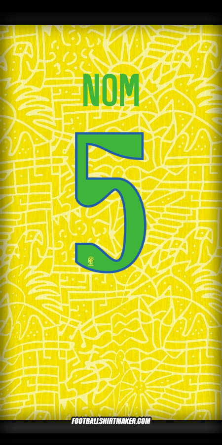 Maillot Brésil 2024 -  nom - 5