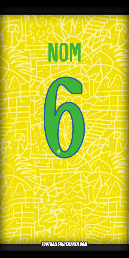 Maillot Brésil 2024 -  nom - 6