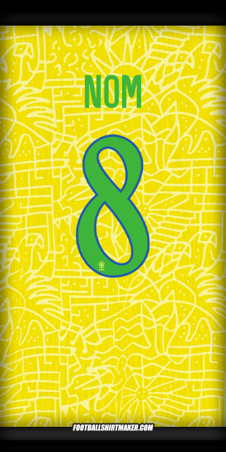 Maillot Brésil 2024 -  nom - 8