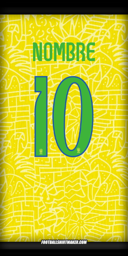 Jersey Brasil 2024 -  nombre - 10