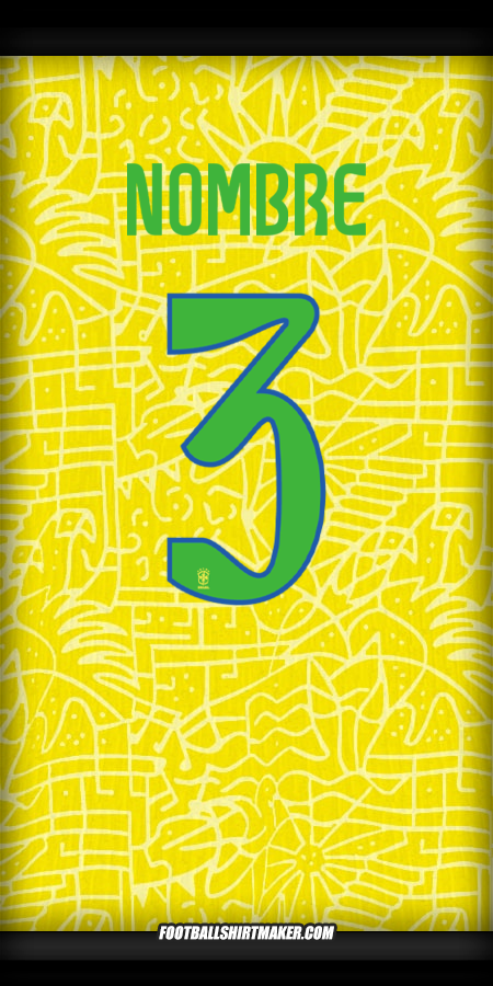 Camiseta Brasil 2024 -  nombre - 3