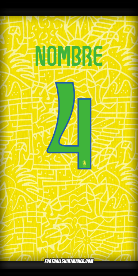 Camiseta Brasil 2024 -  nombre - 4