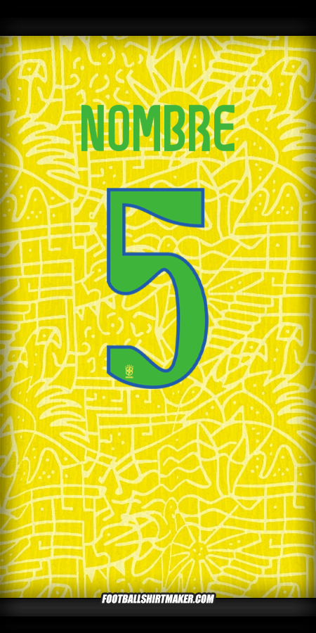 Jersey Brasil 2024 -  nombre - 5