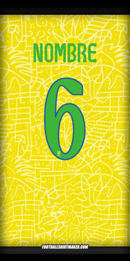 Camiseta Brasil 2024 -  nombre - 6