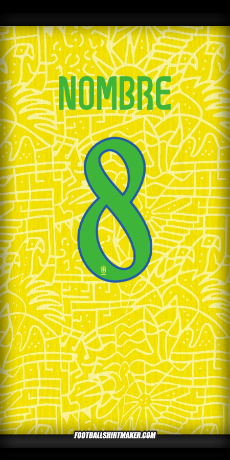 Camiseta Brasil 2024 -  nombre - 8